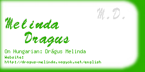 melinda dragus business card